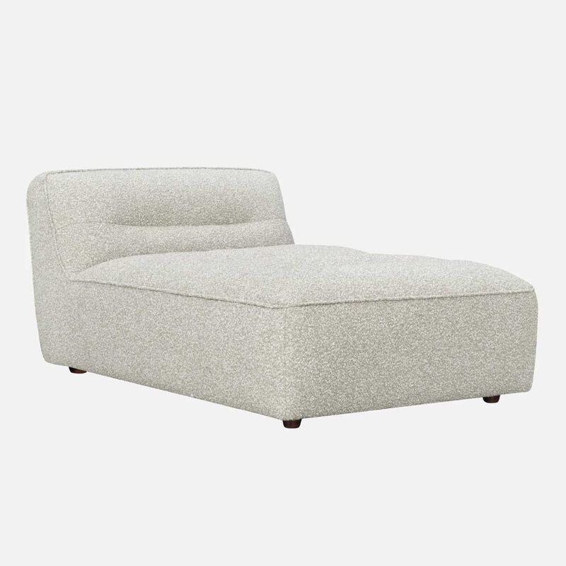 NED Collections Grace Sofa 1 Seater Chaise - Oat Cloud image number 1